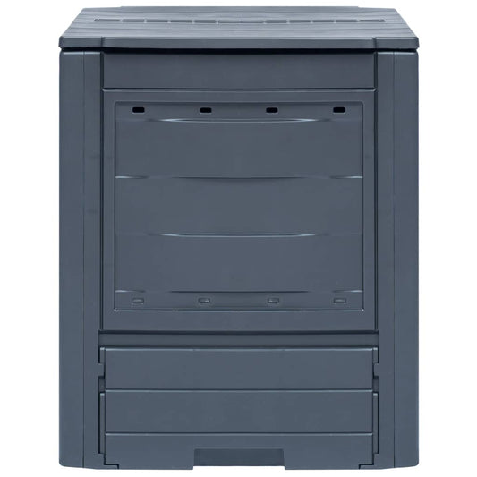 vidaXL Garden Composters 2 pcs Grey 60x60x73 cm 520 L