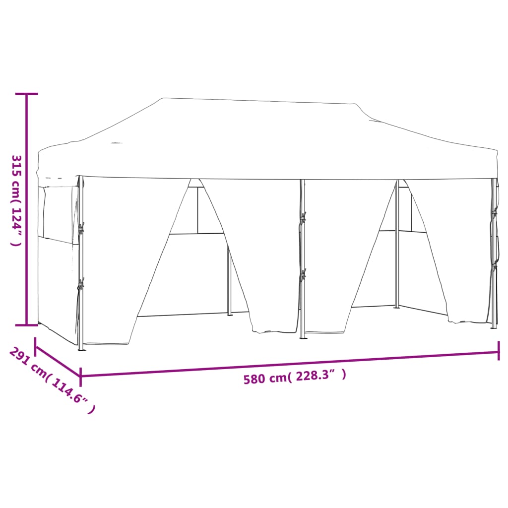 vidaXL Party Tent | Cream