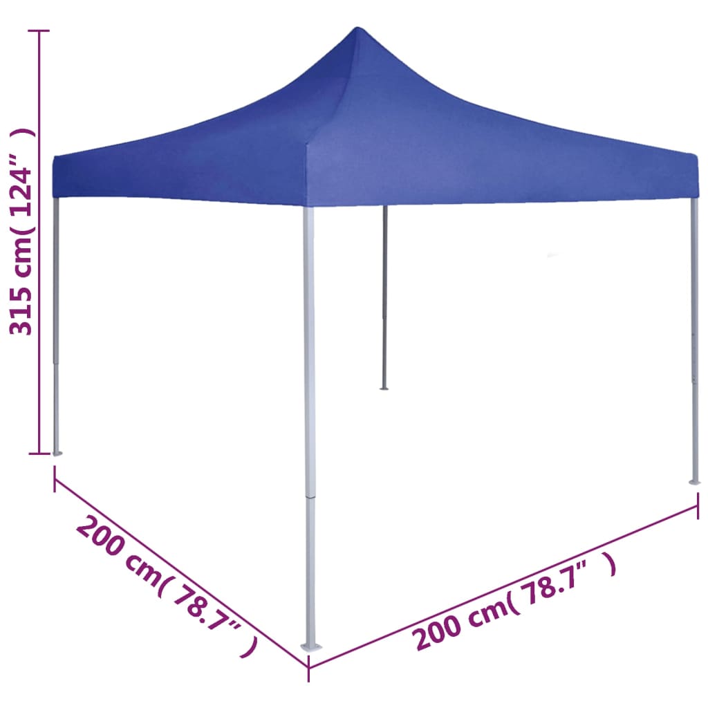 vidaXL Party tents Blue Oxford Fabric