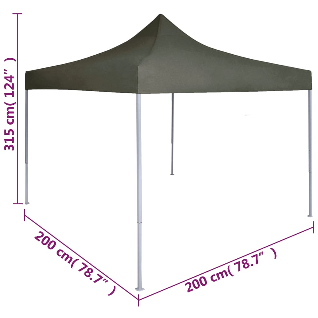 vidaXL Party tents Anthracite Oxford Fabric