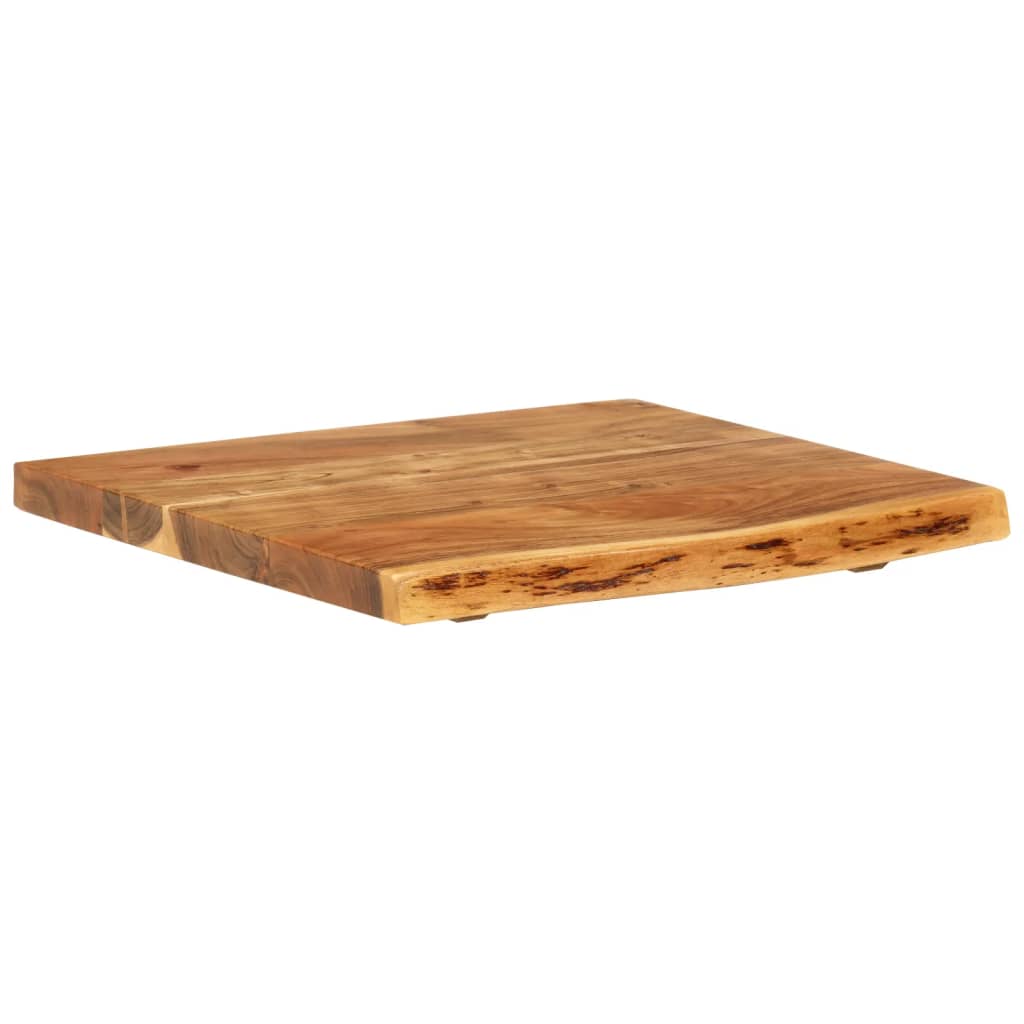 vidaXL Bathroom Vanity Top Solid Acacia Wood 58x52x3.8 cm
