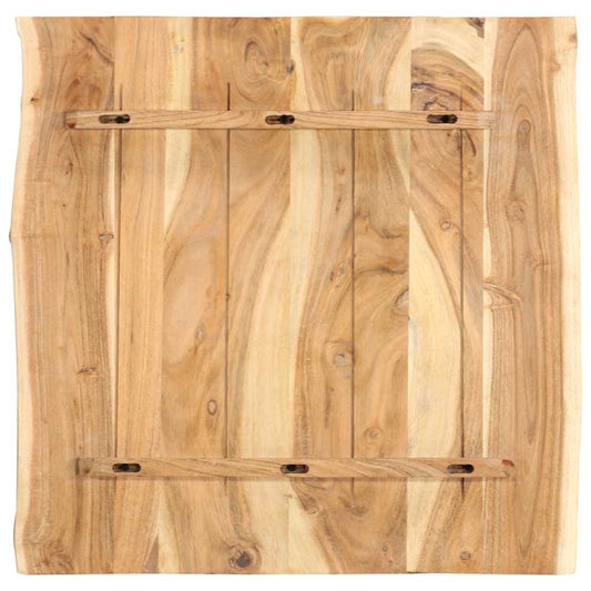 286327 vidaXL Table Top Solid Acacia Wood 58x(50-60)x2,5 cm