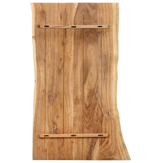 286331 vidaXL Table Top Solid Acacia Wood 100x(50-60)x2,5 cm