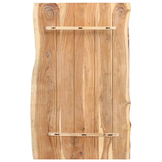 286332 vidaXL Table Top Solid Acacia Wood 100x(50-60)x3,8 cm