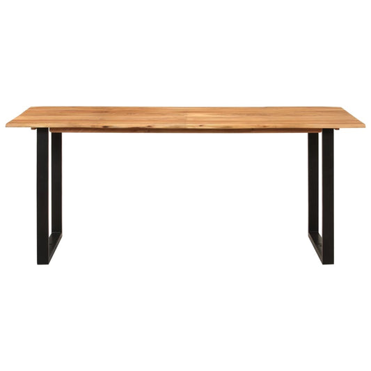 vidaXL Dining Table 180x90x76 cm Solid Acacia Wood