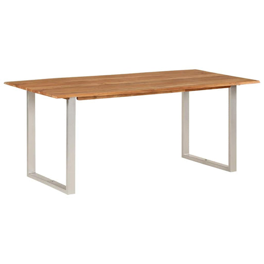 286476 vidaXL Dining Table 180x90x76 cm Solid Acacia Wood