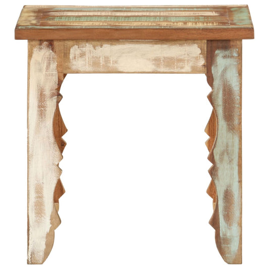 286486 vidaXL Coffee Table 40x40x40 cm Solid Reclaimed Wood
