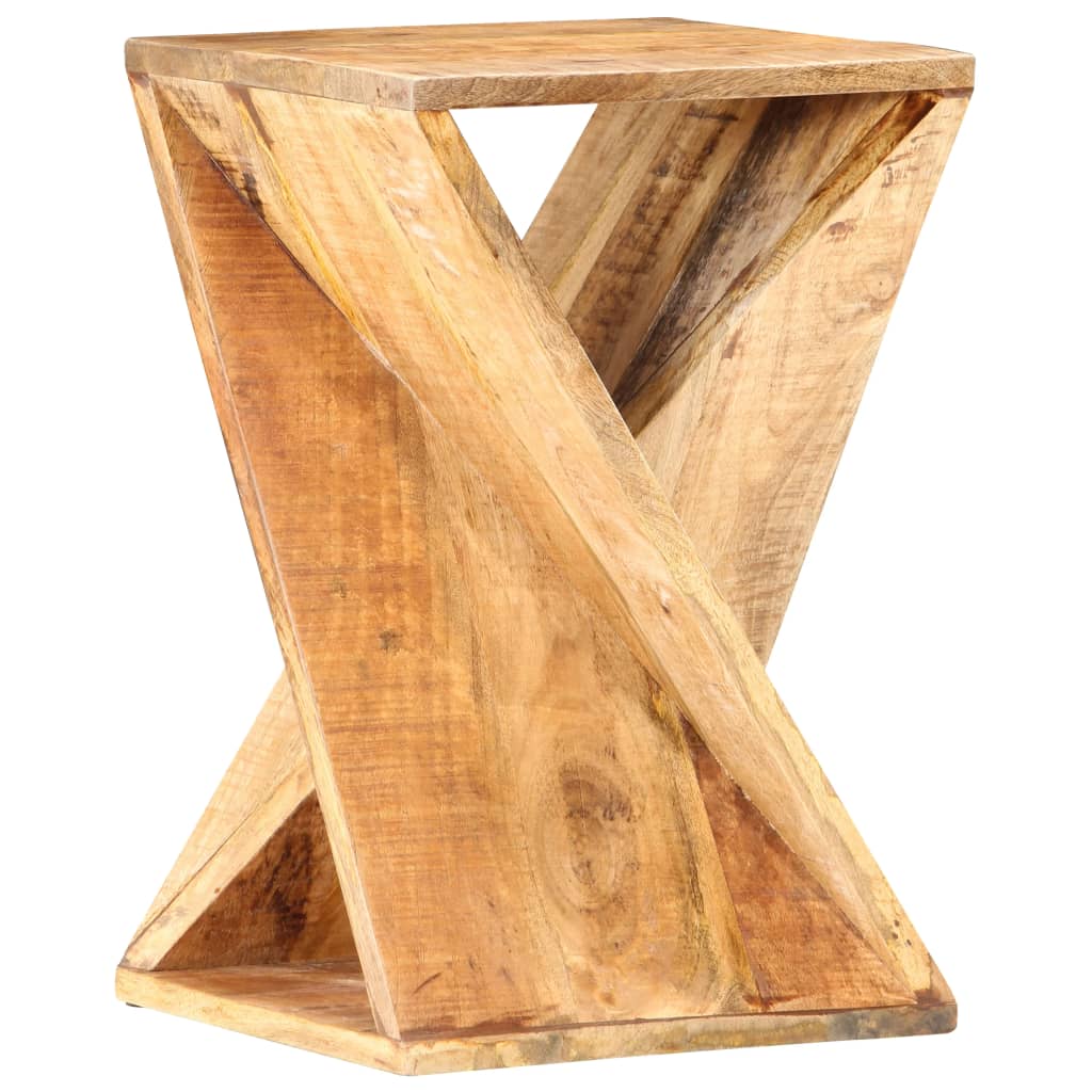 286183 vidaXL Side Table 35x35x55 cm Solid Mango Wood
