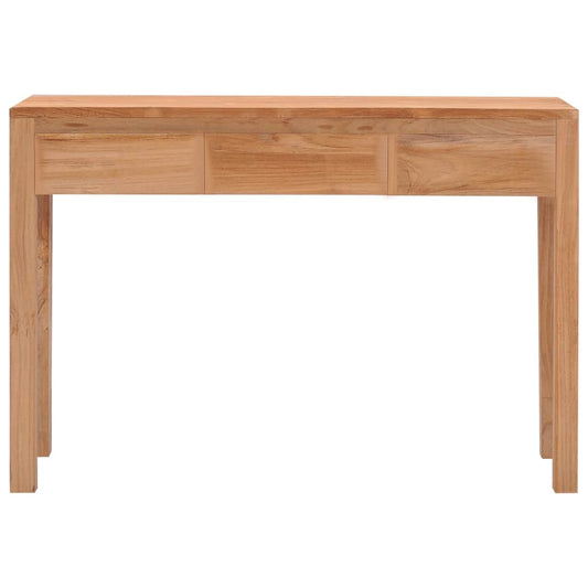 287229 vidaXL Console Table 110x35x75 cm Solid Teak Wood