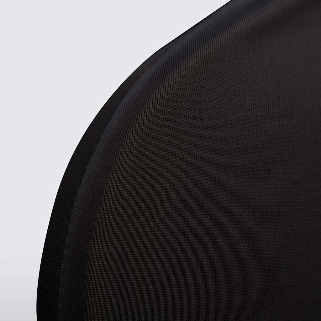 vidaXL Chair Cover Stretch Black 12 pcs