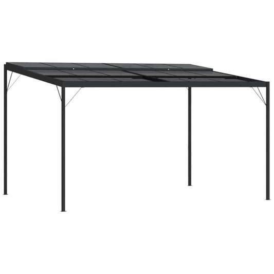 vidaXL Gazebo with Roof Anthracite 4x3x2,5 m Aluminium and Steel