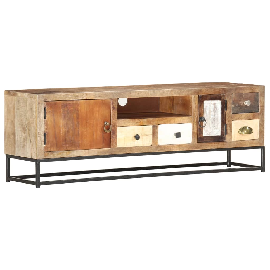 vidaXL TV Cabinet 120x30x40 cm Solid Reclaimed Wood