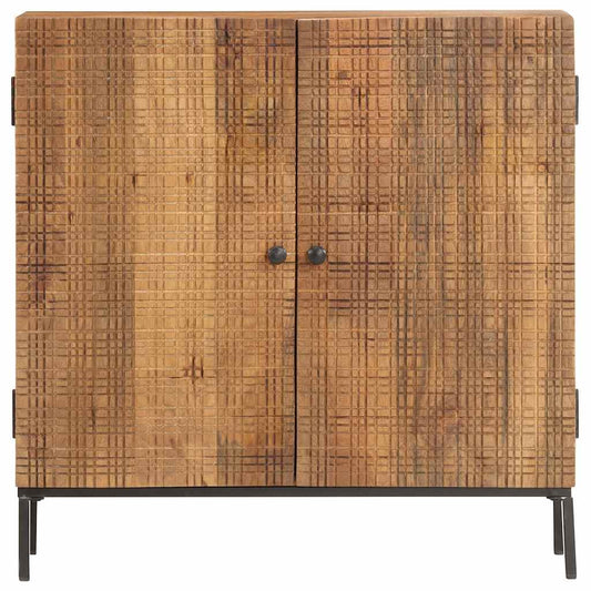286558 vidaXL Sideboard 75x30x75 cm Solid Mango Wood