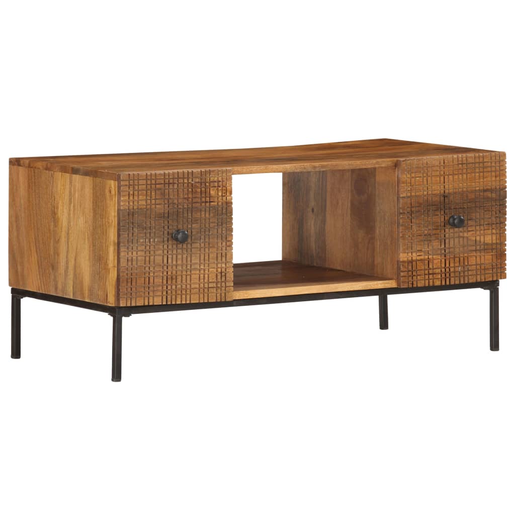vidaXL Coffee Table 90x45x40 cm Solid Mango Wood