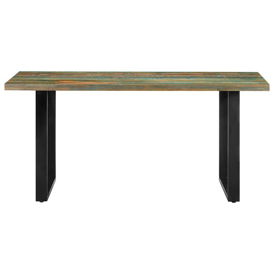 285832 vidaXL Dining Table 160x80x75 cm Solid Reclaimed Wood
