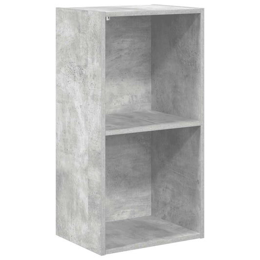 vidaXL Bookcase Concrete Grey 40x30x76,5 cm Engineered Wood