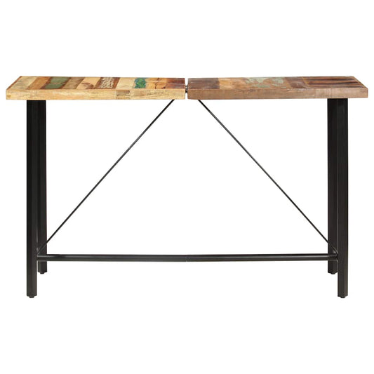 286595 vidaXL Bar Table 180x70x107 cm Solid Reclaimed Wood