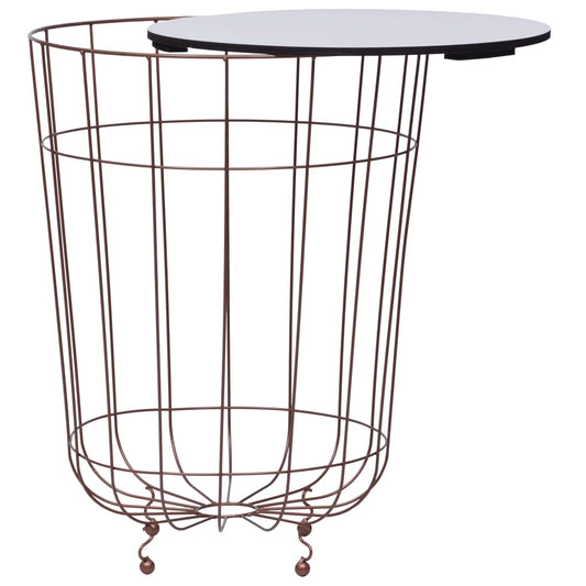 vidaXL Coffee Table Gold Ø 40 cm