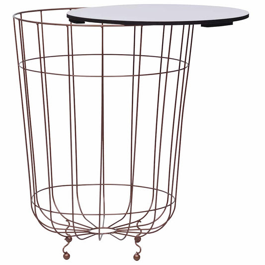 287664 vidaXL Coffee Table Gold Ø 40 cm