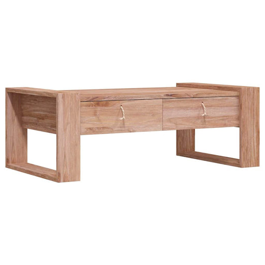 287892 vidaXL Coffee Table 110x60x40 cm Solid Teak Wood