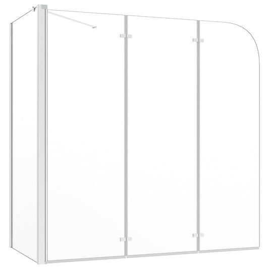 146227 vidaXL Bath Enclosure 120x69x130 cm Tempered Glass Transparent
