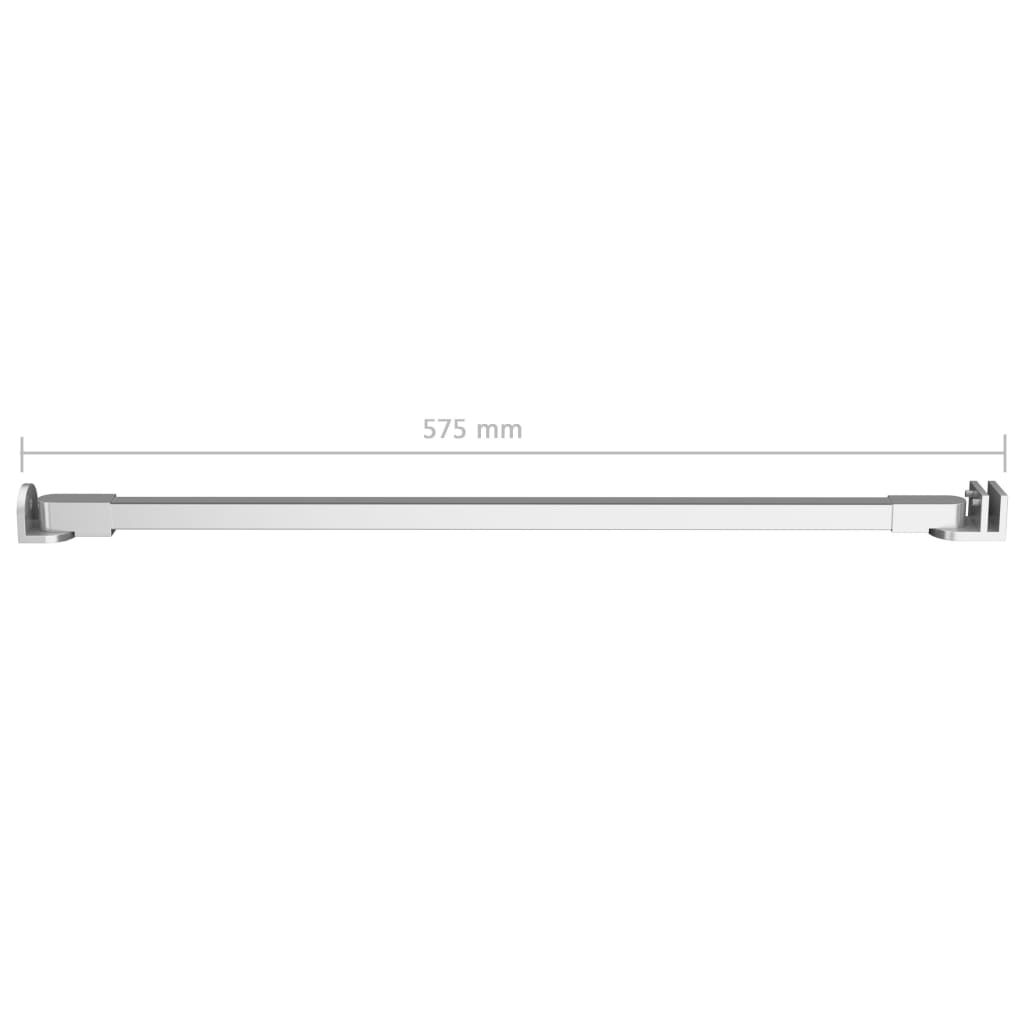 vidaXL Support Arm for Bath Enclosure Stainless Steel 57.5 cm