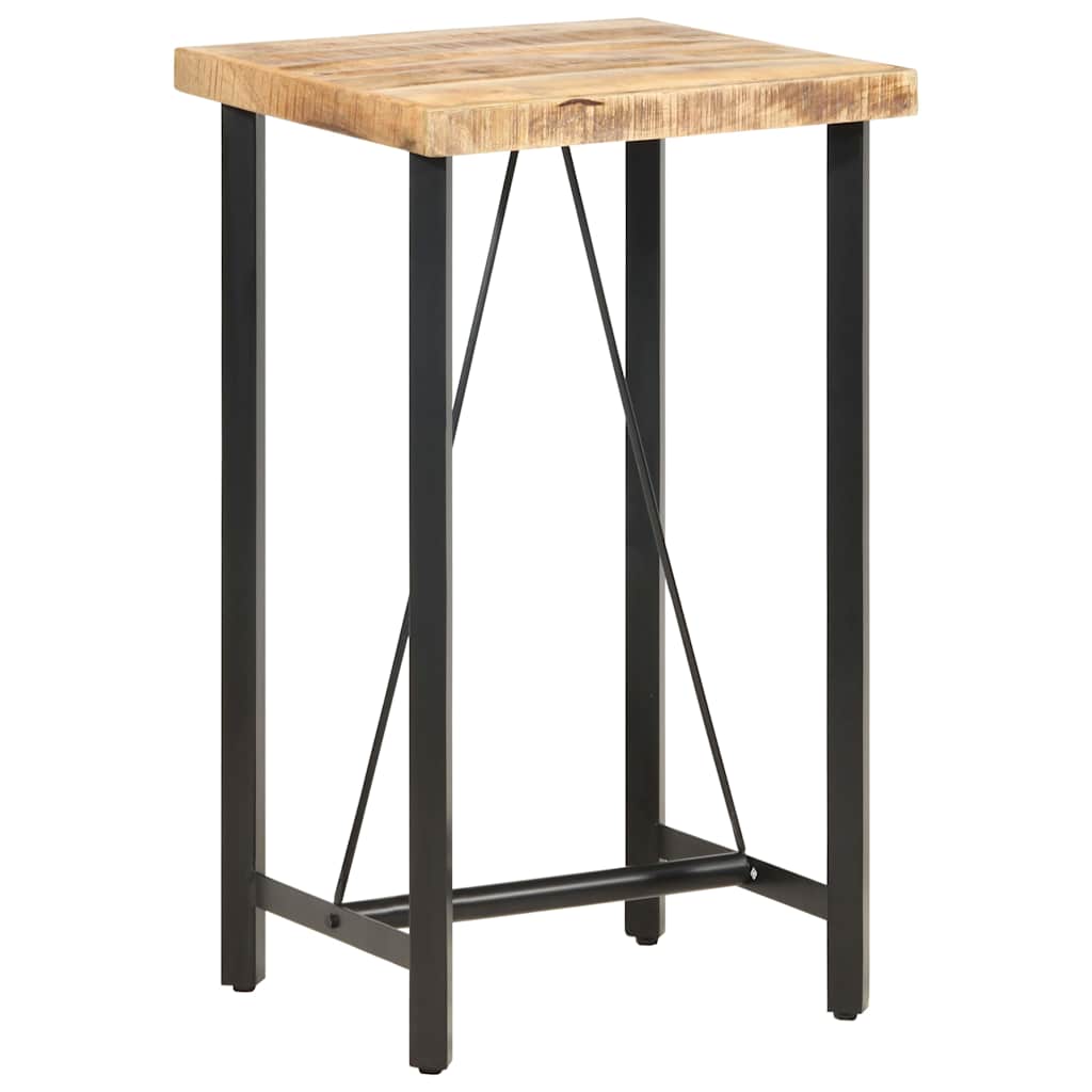 286610 vidaXL Bar Table 60x60x107 cm Rough Mango Wood