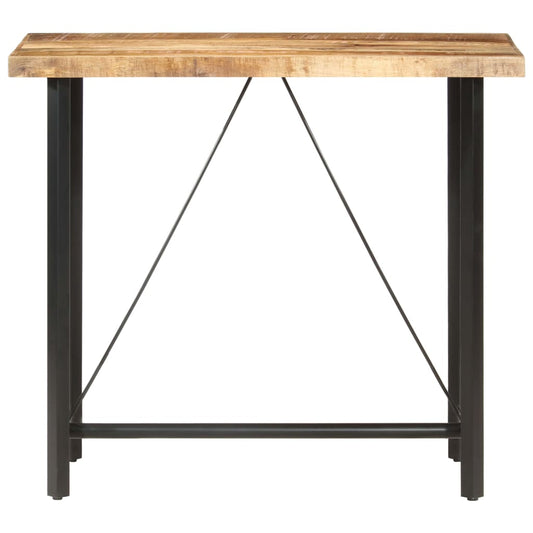 286611 vidaXL Bar Table 120x58x107 cm Rough Mango Wood