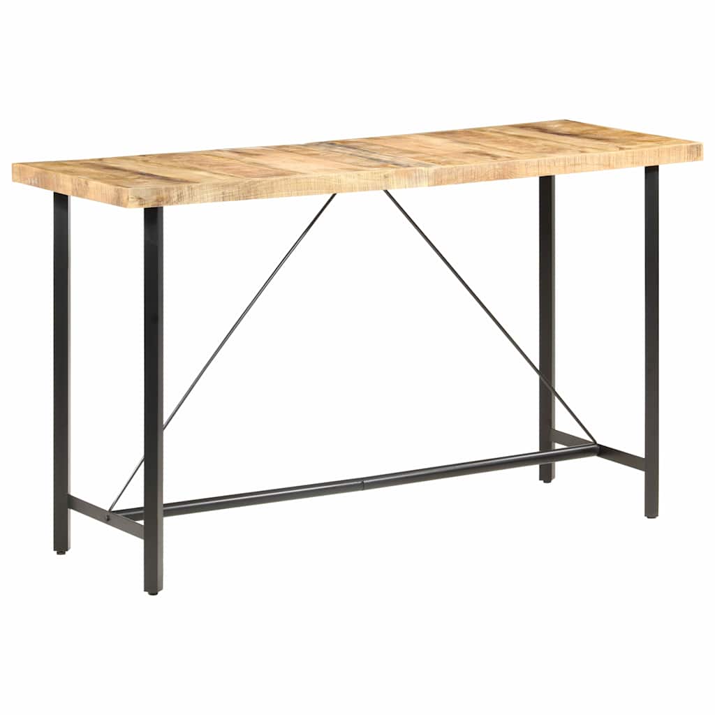 vidaXL Bar Table 180x70x107 cm Rough Mango Wood