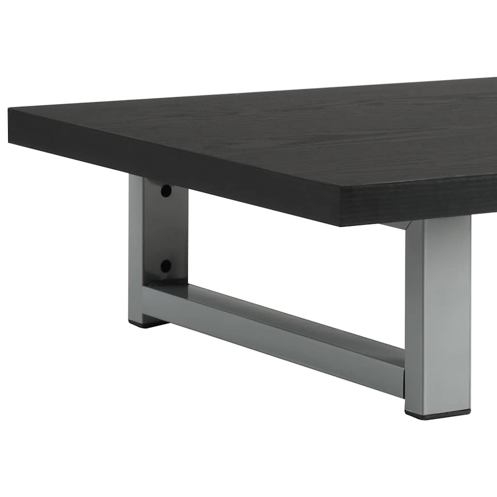 vidaXL Two Piece Bathroom Furniture Set Ceramic Black