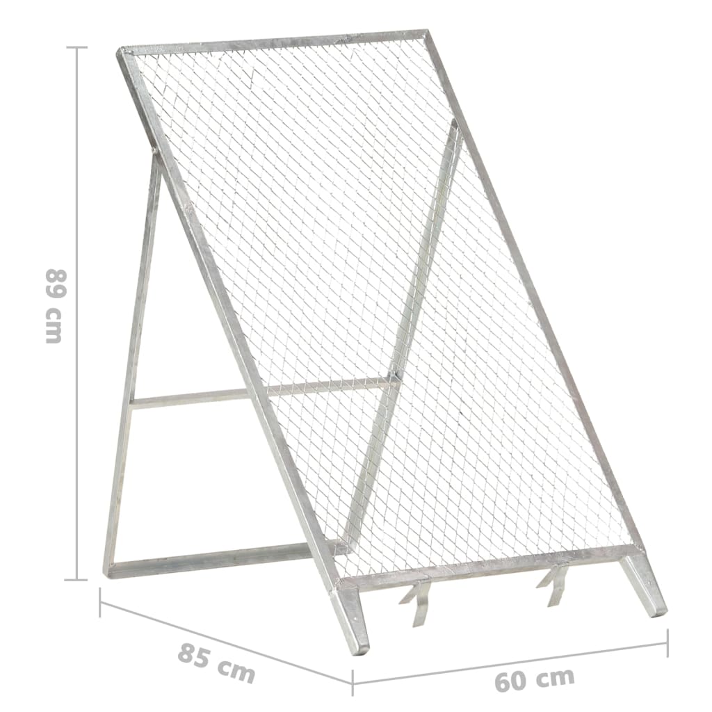 146151 vidaXL Garden Sieve Galvanised Steel
