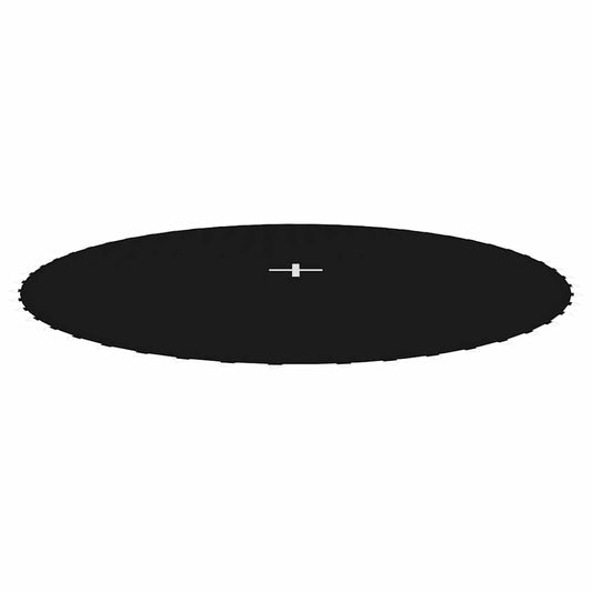 92403 vidaXL Jumping Mat Fabric Black for 10 Feet/3,05 m Round Trampoline