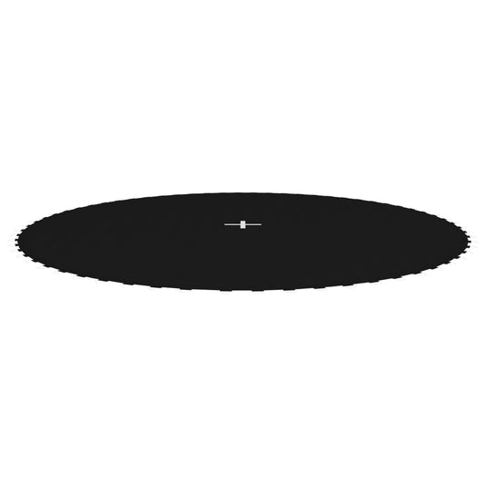 92404 vidaXL Jumping Mat Fabric Black for 12 Feet/3,66 m Round Trampoline