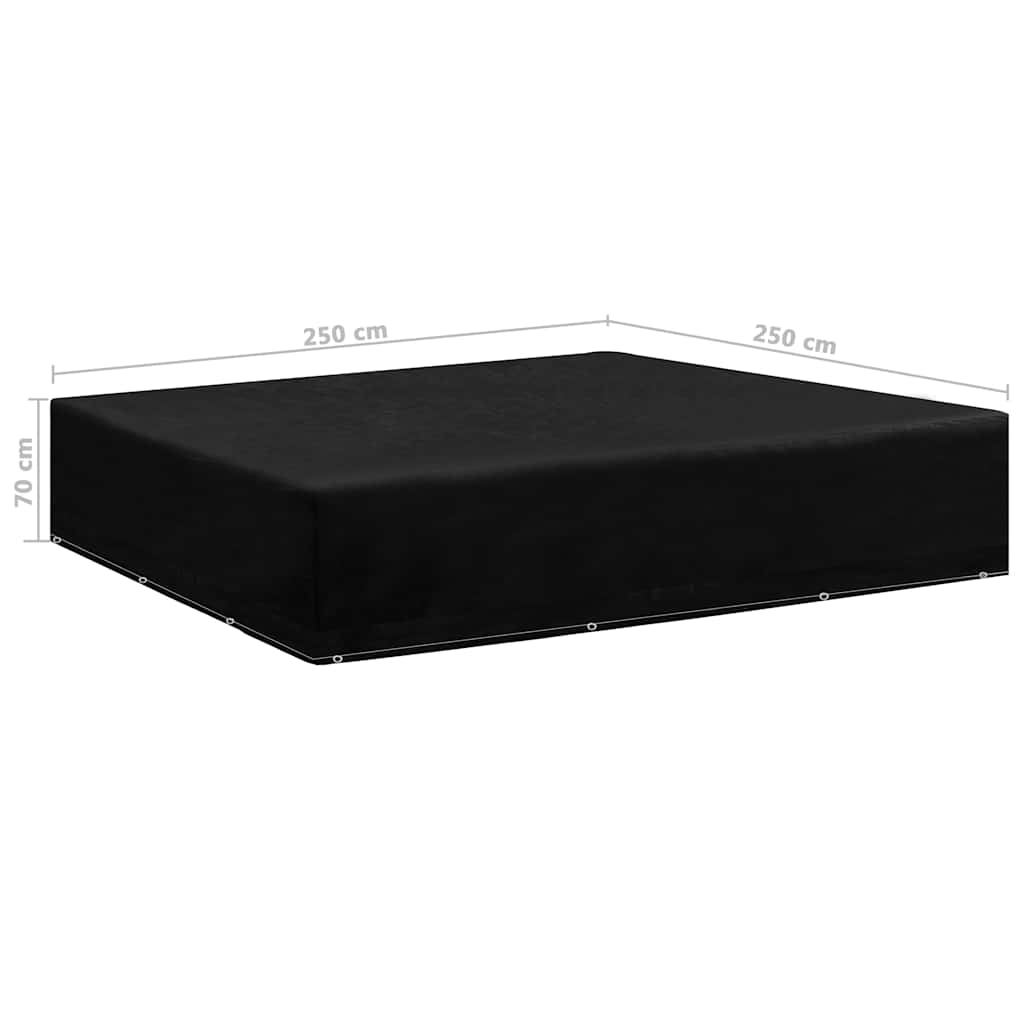 48633 vidaXL Garden Furniture Cover 12 Eyelets 250x250x70 cm