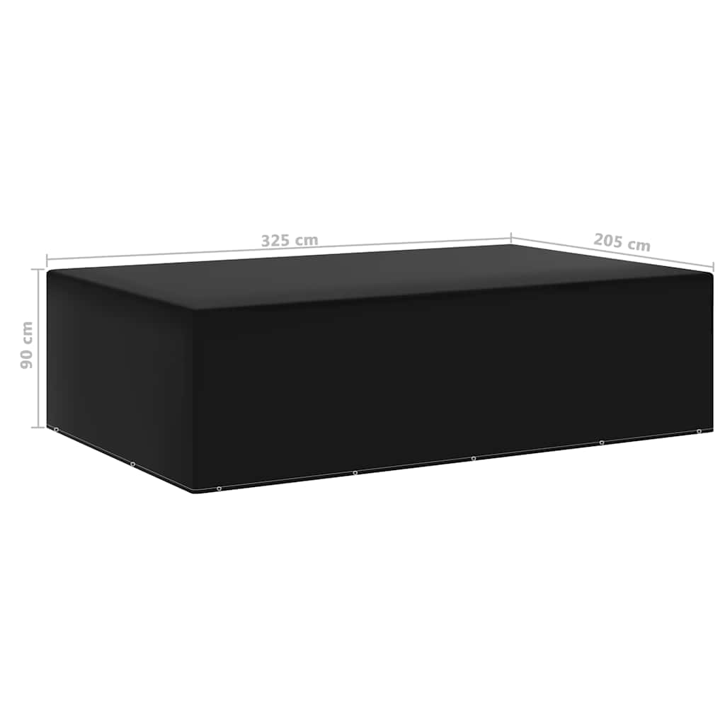 48638 vidaXL Garden Furniture Cover 12 Eyelets 205x325x90 cm
