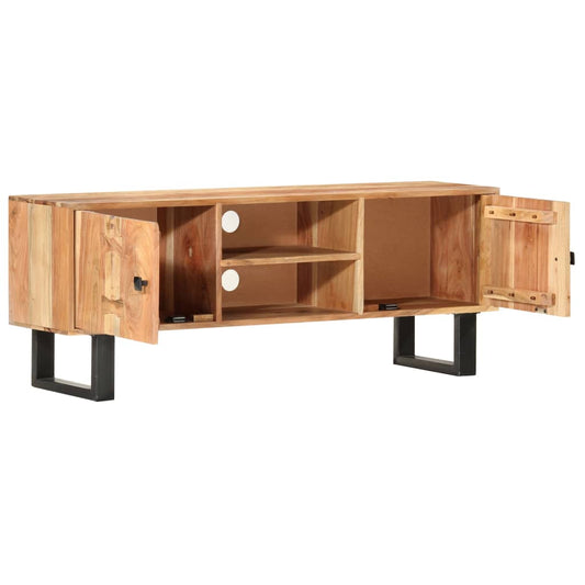 287341 vidaXL TV Cabinet 118x30x45 cm Solid Acacia Wood