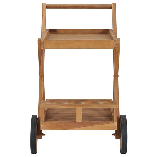49425 vidaXL Tea Trolley Solid Teak Wood