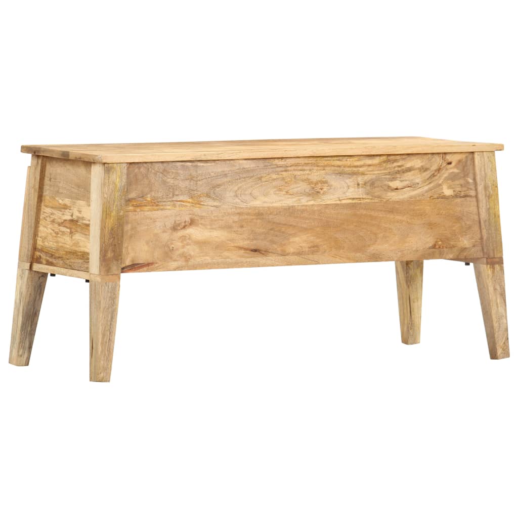 286462 vidaXL Storage Box 99x35x48 cm Solid Mango Wood