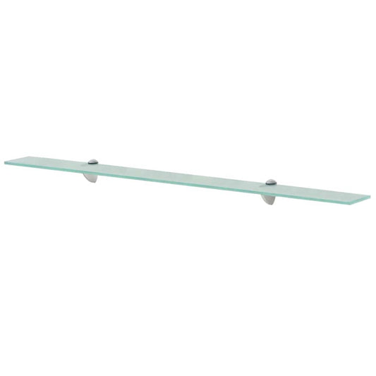 vidaXL Floating Shelves 2 pcs Glass 100x10 cm 8 mm