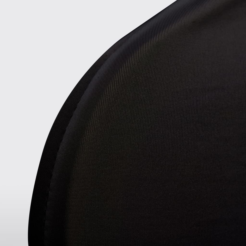 vidaXL Chair Cover Stretch Black 30 pcs