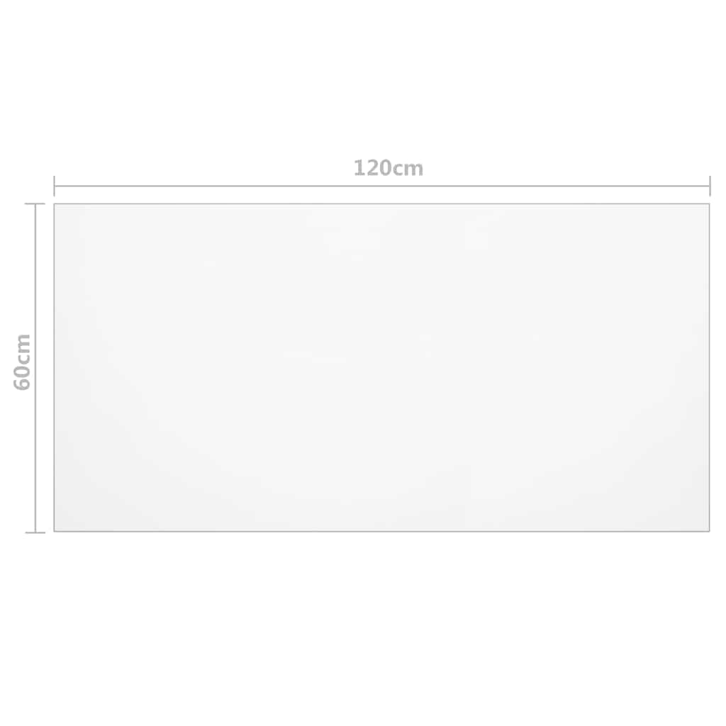vidaXL Table Protector Matt 120x60 cm 1.6 mm PVC