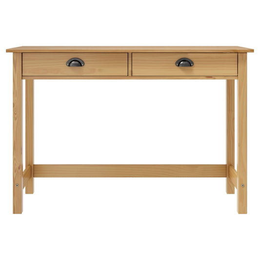 vidaXL Console Table Hill with 2 Drawers 110x45x74 cm Solid Pine Wood