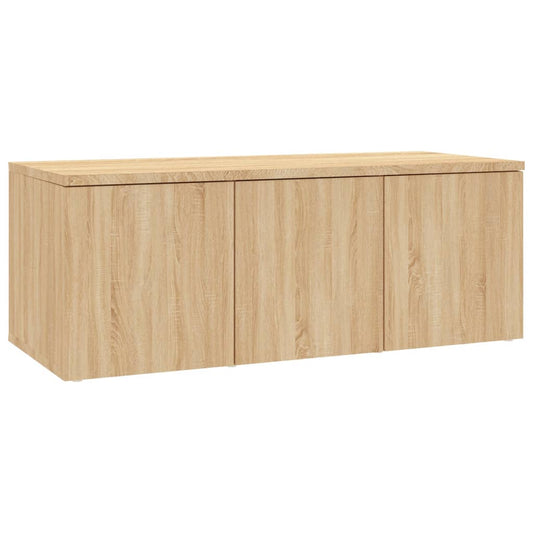 801862 vidaXL TV Cabinet Sonoma Oak 80x34x30 cm Engineered Wood