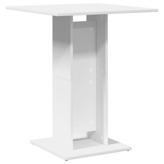 802102 vidaXL Bistro Table White 60x60x75 cm Engineered Wood