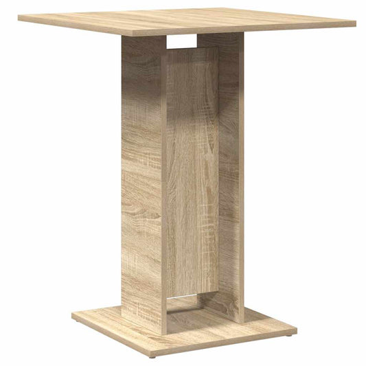 802105 vidaXL Bistro Table Sonoma Oak 60x60x75 cm Engineered Wood