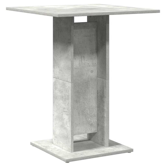 802106 vidaXL Bistro Table Concrete Grey 60x60x75 cm Engineered Wood
