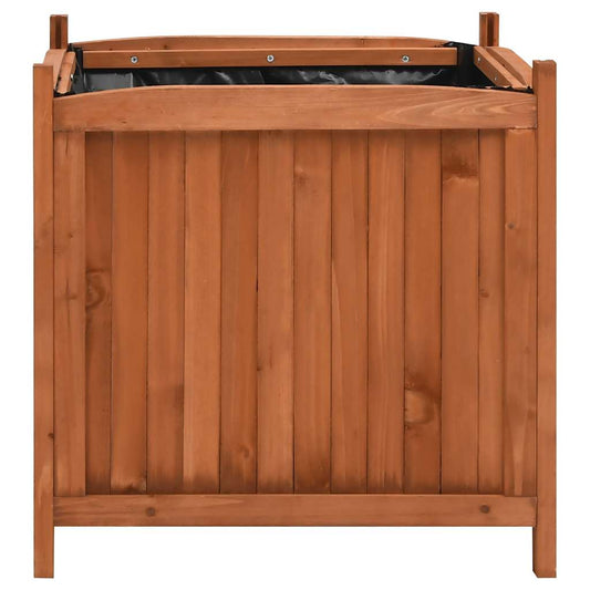 47250 vidaXL Raised Beds 2 pcs 50x50x50 cm Firwood