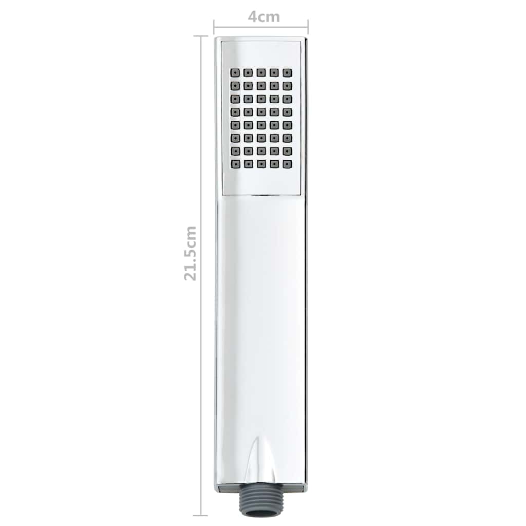 146489 vidaXL Handheld Shower Head Chrome