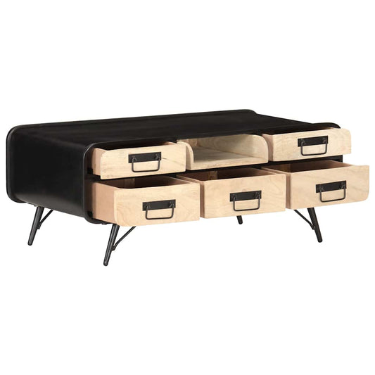 287871 vidaXL Coffee Table 100x50x40 cm Solid Mango Wood
