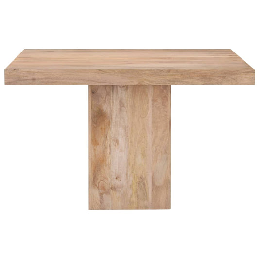 288117 vidaXL Dining Table 120x120x77 cm Solid Mango Wood